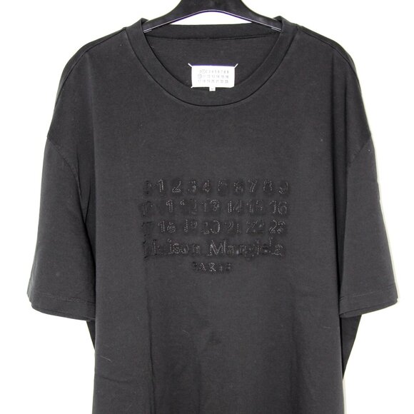 BNWT AW24 MAISON MARGIELA LOGO EMBROIDERY TSHIRT M - Picture 2 of 13